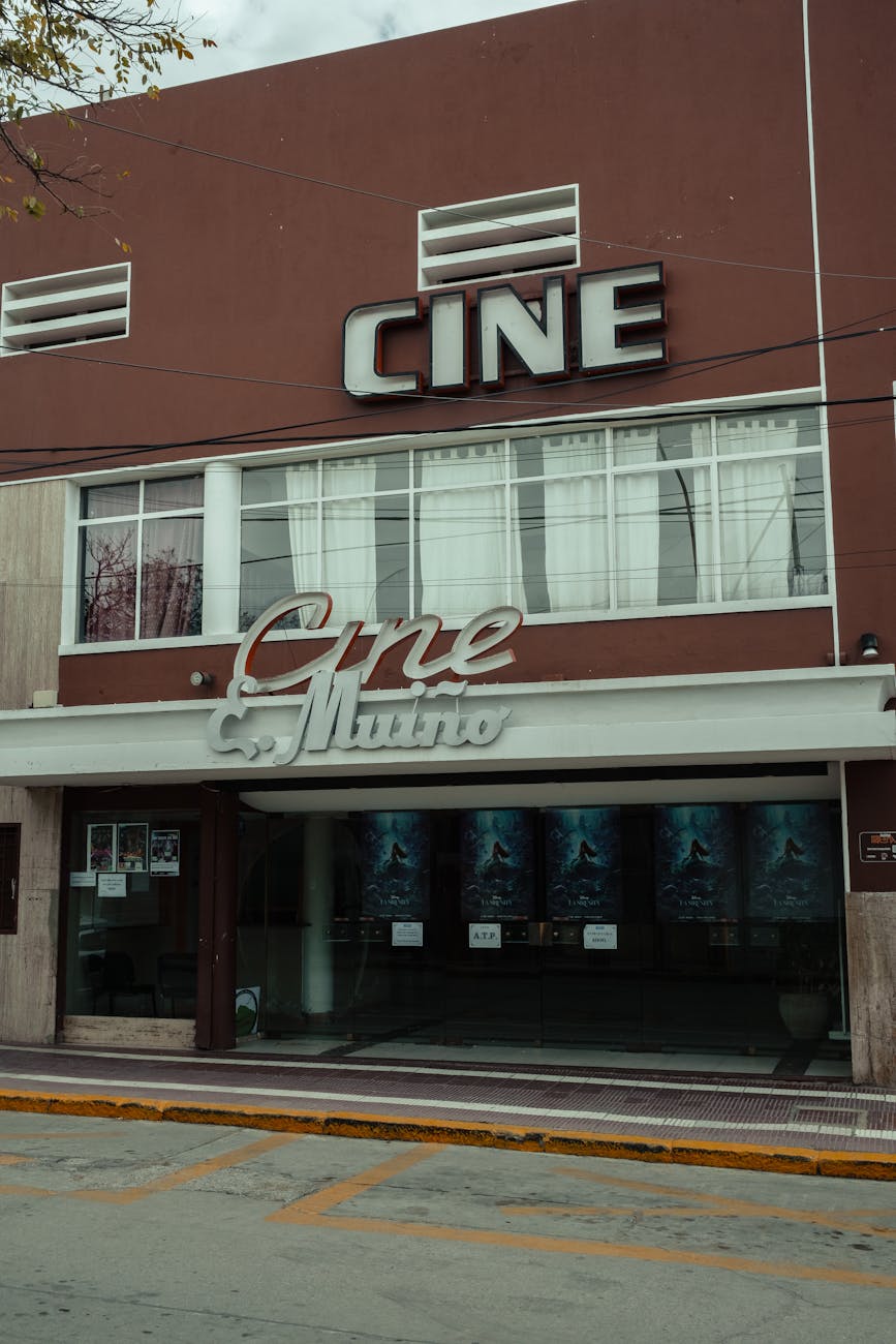 entrance of cinema in la cumbre